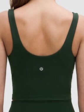 Lululemon Aligned Tank Top Light Support Size 4 RAINFOREST GREEN NWT